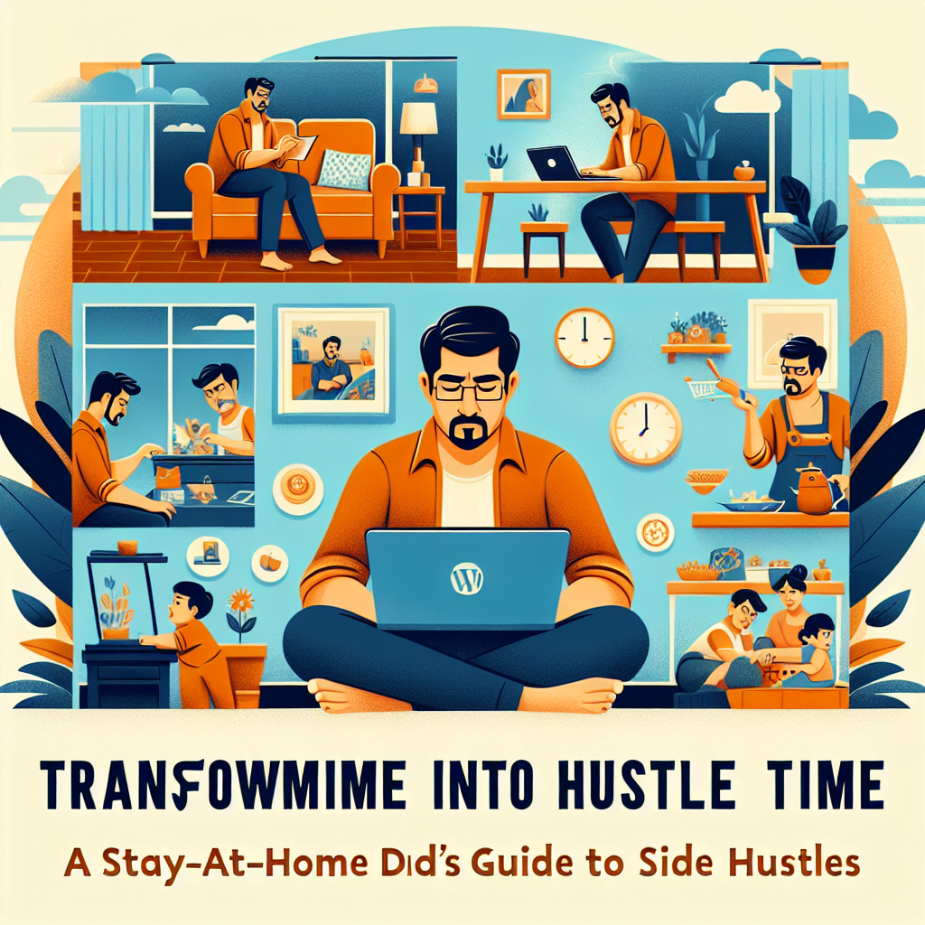 Transforming Downtime into Hustle Time A StayatHome Dads Guide to Side Hustles Home Dad Hustles